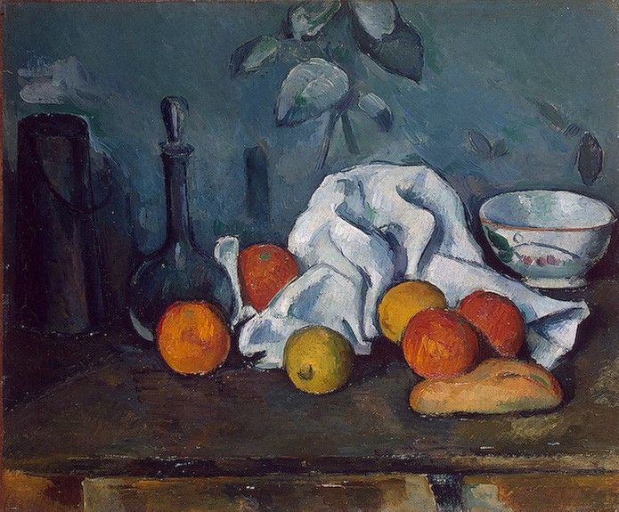 Cezanne Fruit, Ca 1879, 45x55.3 cm, Eremitaget. , 