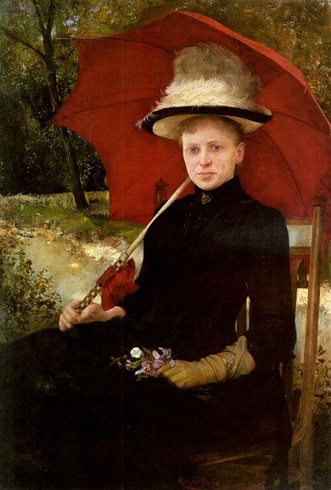 Knopp Imre The Red Parasol. , 