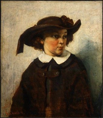 Courbet Portrait of a Young Girl, 1857, NG Washington. , 