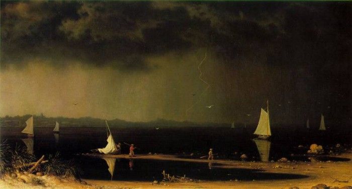 Thunder Storm on Narragansett Bay ATC. ,  
