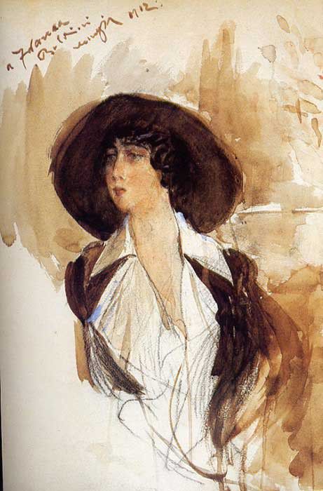 Donna Franca Florio Portrait 1912. Boldini, 