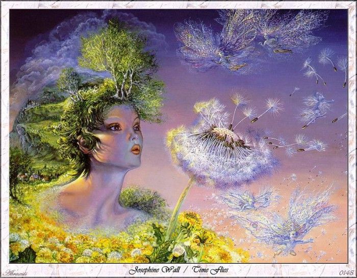 Josephine Wall - Time Flies (Abraxsis). , 