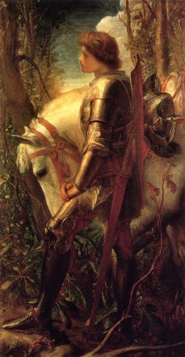 Watts, George Frederick - Sir Galahad (end. ,  