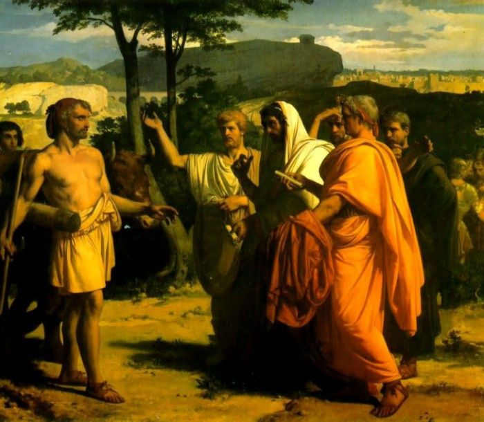 Cincinnatus Receiving Deputies of the Senate. , 