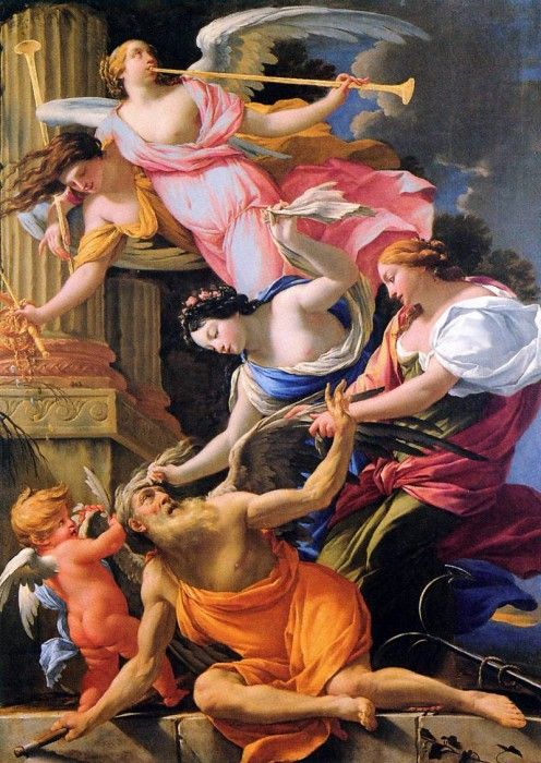 Vouet Simon Saturn defeated by Amor Venus and Hope Sun. , 