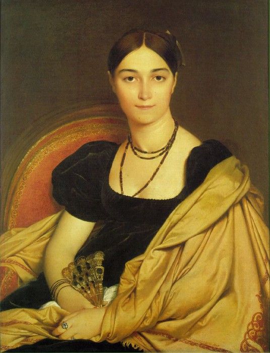 Ingres Madame Antonia Devaucay de Nittis, 1807, Musee Conde,. ,   