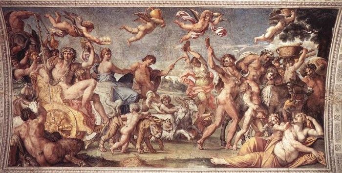 Carracci Annibale Triumph of Bacchus and Ariadne. , 