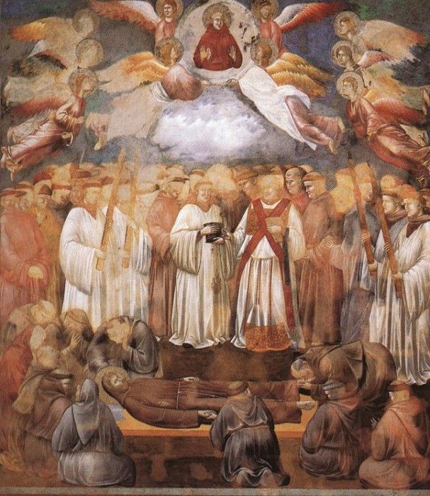 Giotto   Legend of St Francis   [20]   Death and Ascension of St Francis.   