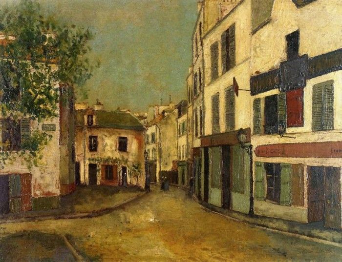 Place du Tertre in Montmartre 1910. , 
