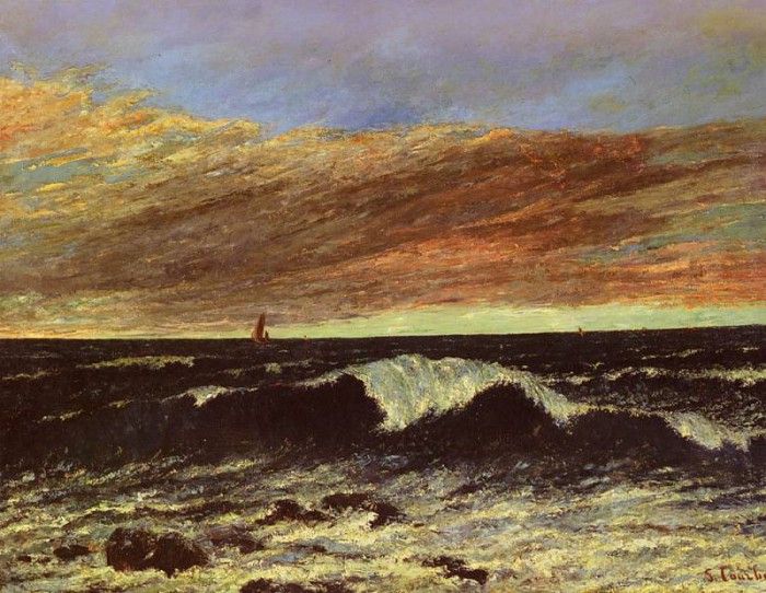 Courbet Gustave La Vague. , 