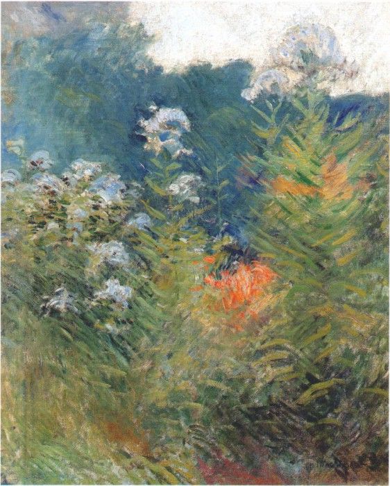 twachtman wildflowers c1890-95. Twachtmann,  