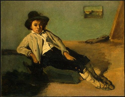 Corot Italian Peasant Boy, 1825-1826, NG Washington. , --