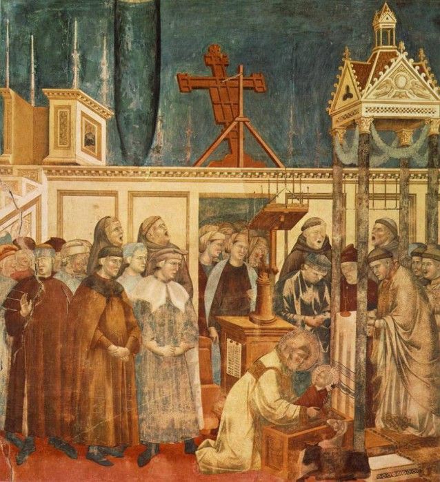 Giotto   Legend of St Francis   [13]   Institution of the Crib at Greccio.   