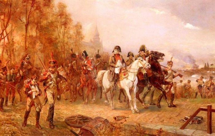 Hillingford Robert Alexander Napoleon With His Troops At The Battle Of Borodino  1812. Hillingford,  