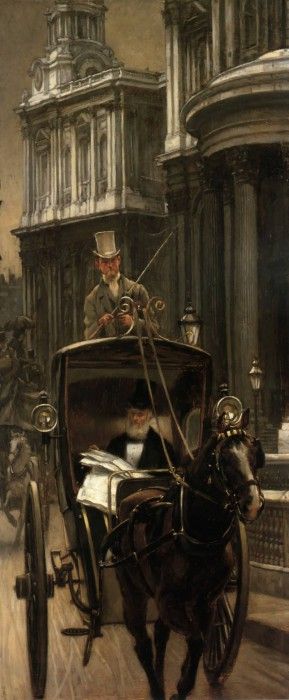 Going to Business. Tissot Jacques Joseph