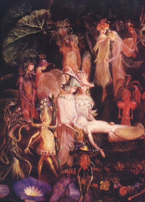 bs-ew-Fairy Funeral [John Anster Fitzgerald]. ,  Anster