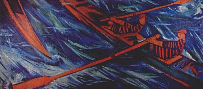 goncharova the rowers 1912. , 