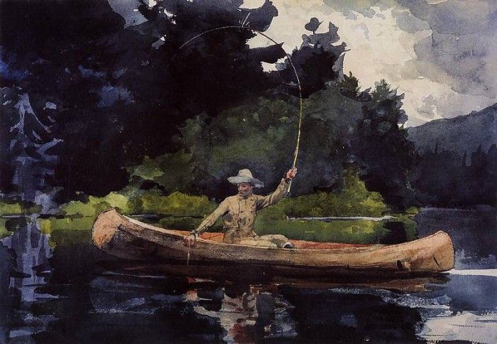 Homer Winslow Playing Him aka The North Woods. , 