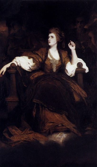 Reynolds Joshua Portrait Of Mrs Siddons As The tragic Muse. , 