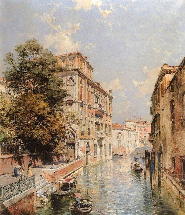 A View in Venice Rio S Marina. ,  