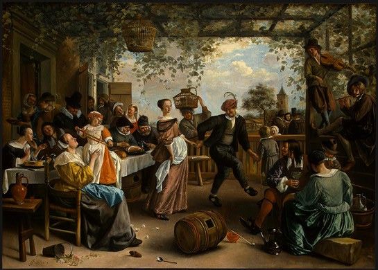 STEEN,J. THE DANCING COUPLE, 1663, NGW. , 