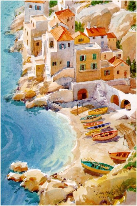 HillTom-AlongTheAmalfiCoast (sj-art368). , 