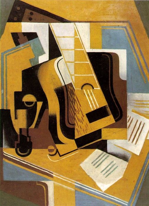 Gris The guitar, 1918, 81x59.5 cm, Telefonica de Espana, S.A. , 