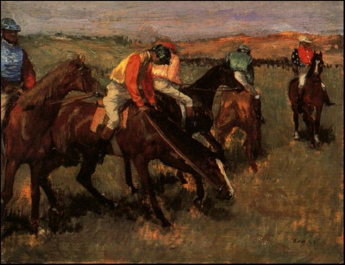 Degas Before the Race, 1882 c.. , --