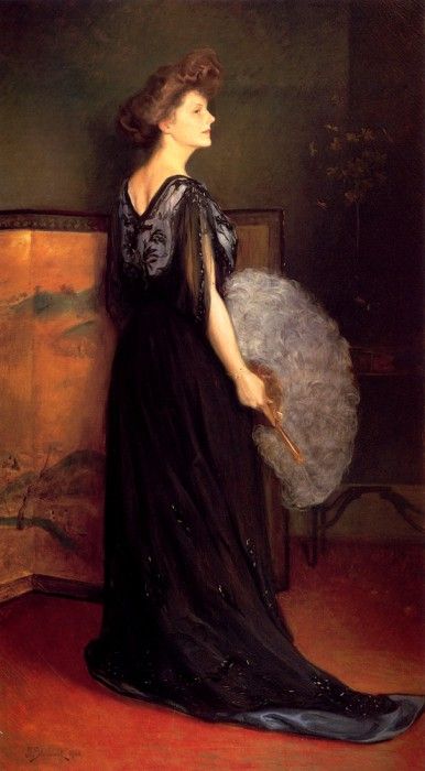 Stewart Julius LeBlanc Portrait Of Mrs Francis Stanton Blake. ,  