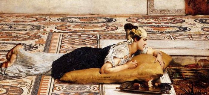 Alma Tadema Water Pets. - 