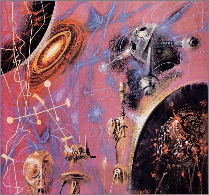 Richard Powers Untitled Sf Book Cover - Xxx 0288 . ,  M