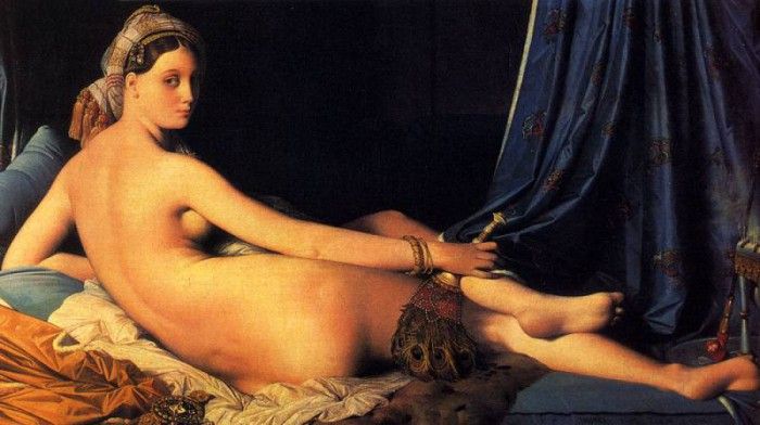 Ingres Jean Auguste Dominique The Grande Odalisque. ,   