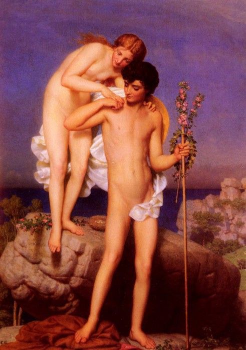 Gleyre Charles Marc Gabriel Daphnis Et Chloe Revenant De La Montagne. , 