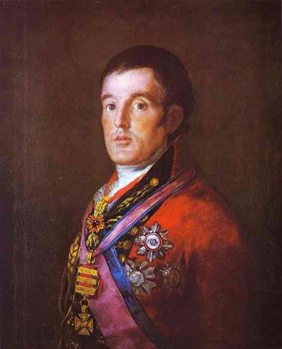 Francisco de Goya - Portrait of the Duke of Wellington.   ,  