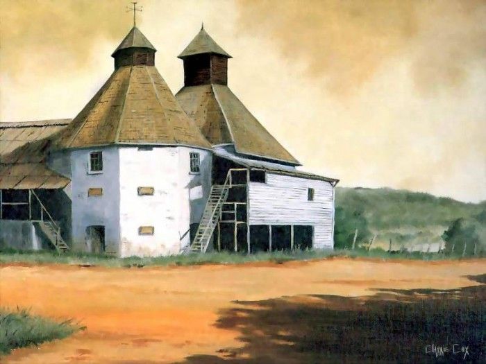 clarrie cox csg029 hop kilns bushy park. , 