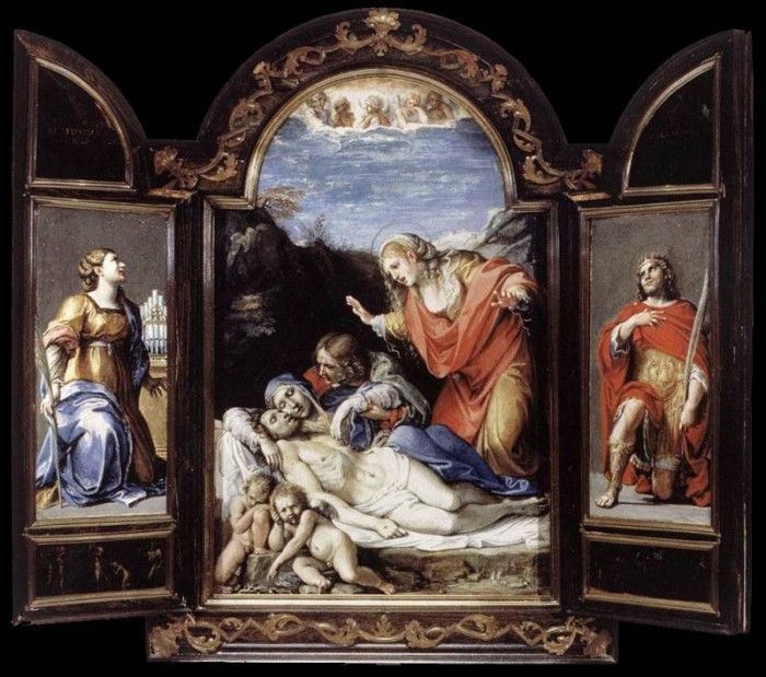 Carracci Annibale Triptych1. , 