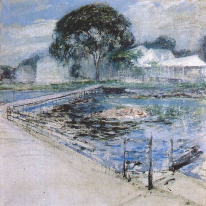 twachtman harbor view hotel c1902. Twachtmann,  