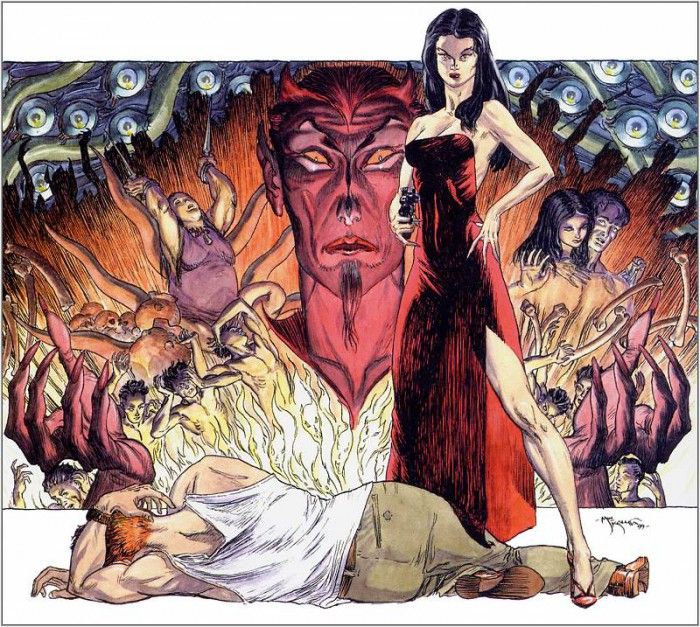 XXX 0341 Michael Kalut a Daughter of Satan. Kaluta, 