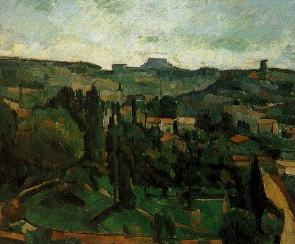 CEZANNE - PAYSAGE DILE DE FRANCE, 1879, OIL ON CANVAS. , 