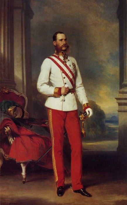 Winterhalter Franz Xavier Franz Joseph I Emperor of Austria 1865. ,  