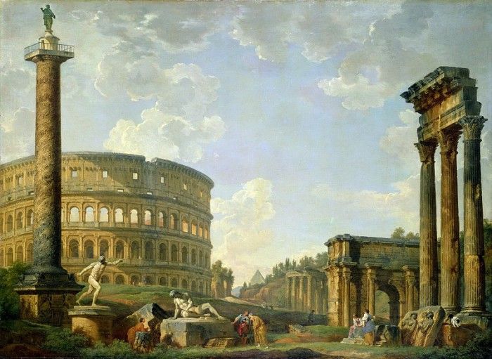 The Colosseum and other Monuments. ,  