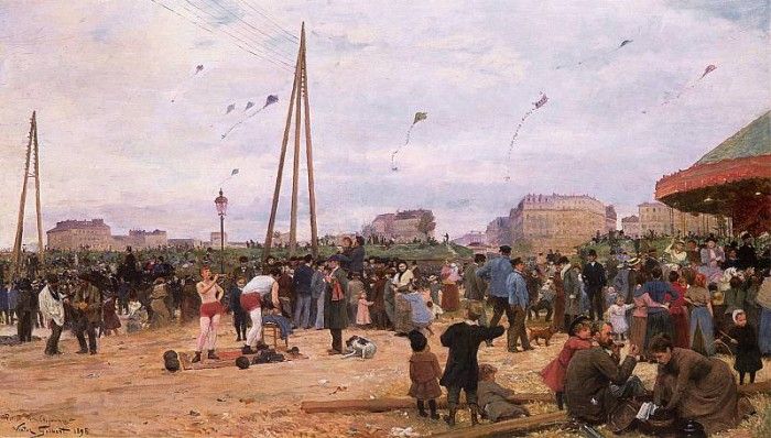 Gilbert VG The Fairgrounds at Porte de Clignancourt. ,  