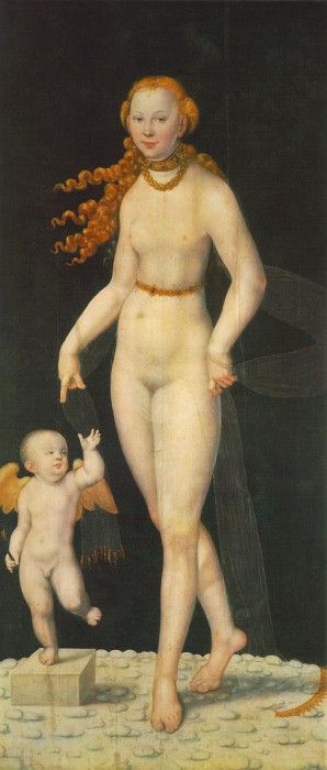 CRANACH Lucas the Younger Venus And Amor. ,  