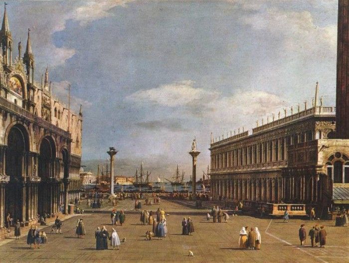 Canaletto The Piazzetta. 