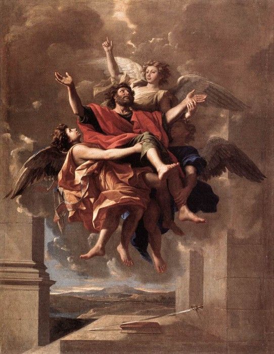 Poussin The Ecstasy of St Paul. , 