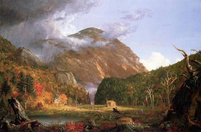 Cole Thomas The Notch of the White Mountains (Crawford Notch). , 