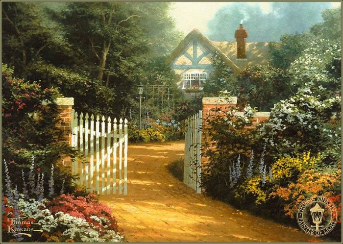 pa ThomasKinkade 03 HiddenCottage.  