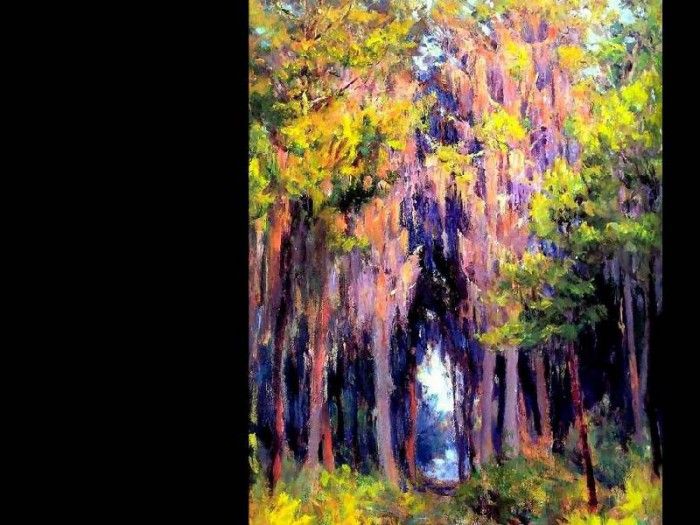 hanging-moss(john ottis adams)1914-fl art csg007. ,  Ottis