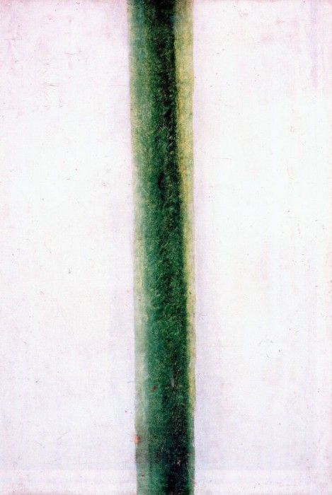 rozanova green stripe (color painting) 1917. 