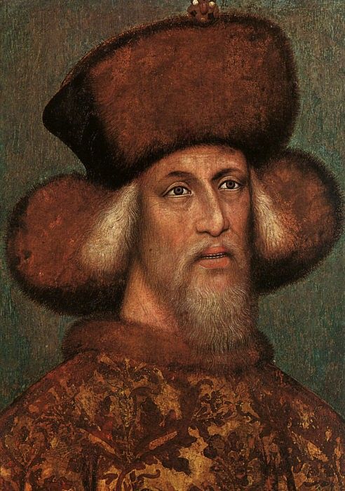 Pisanello Portrait of the Emperor Sigismund, 1432-33, parchm.  